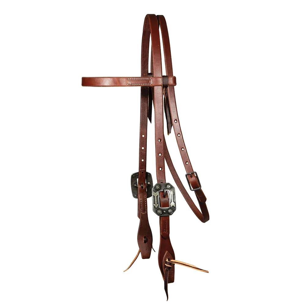 Professionals Choice Arrow Buckle 5/8in Ranch Browband Headstall