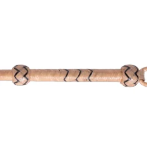 Professionals Choice Black and Brown Rawhide Quirt