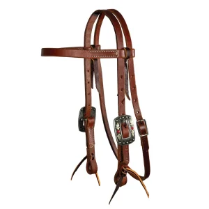Professionals Choice Black Red Feather Cob Size Ranch Browband