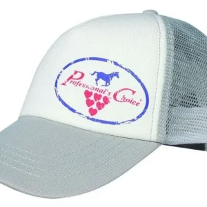 Professionals Choice Ladies Trucker Cap White/Gray