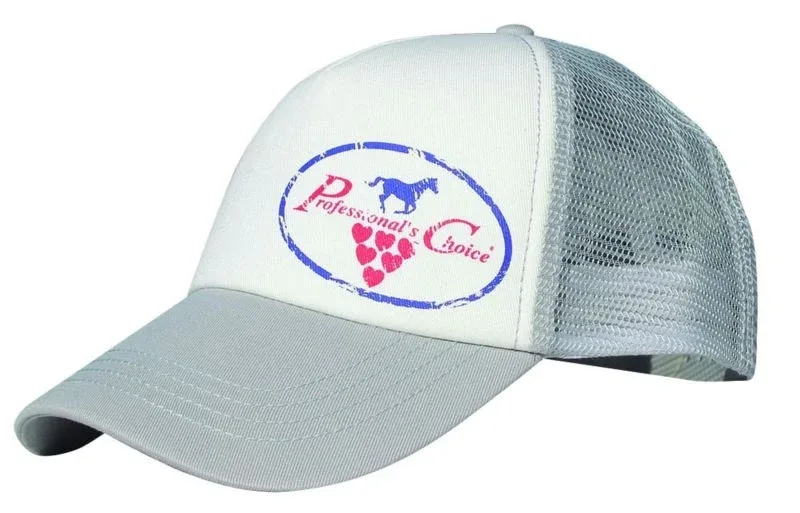 Professionals Choice Ladies Trucker Cap White/Gray