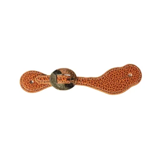 Professionals Choice Ladies & Youth Tan Bison Spur Straps