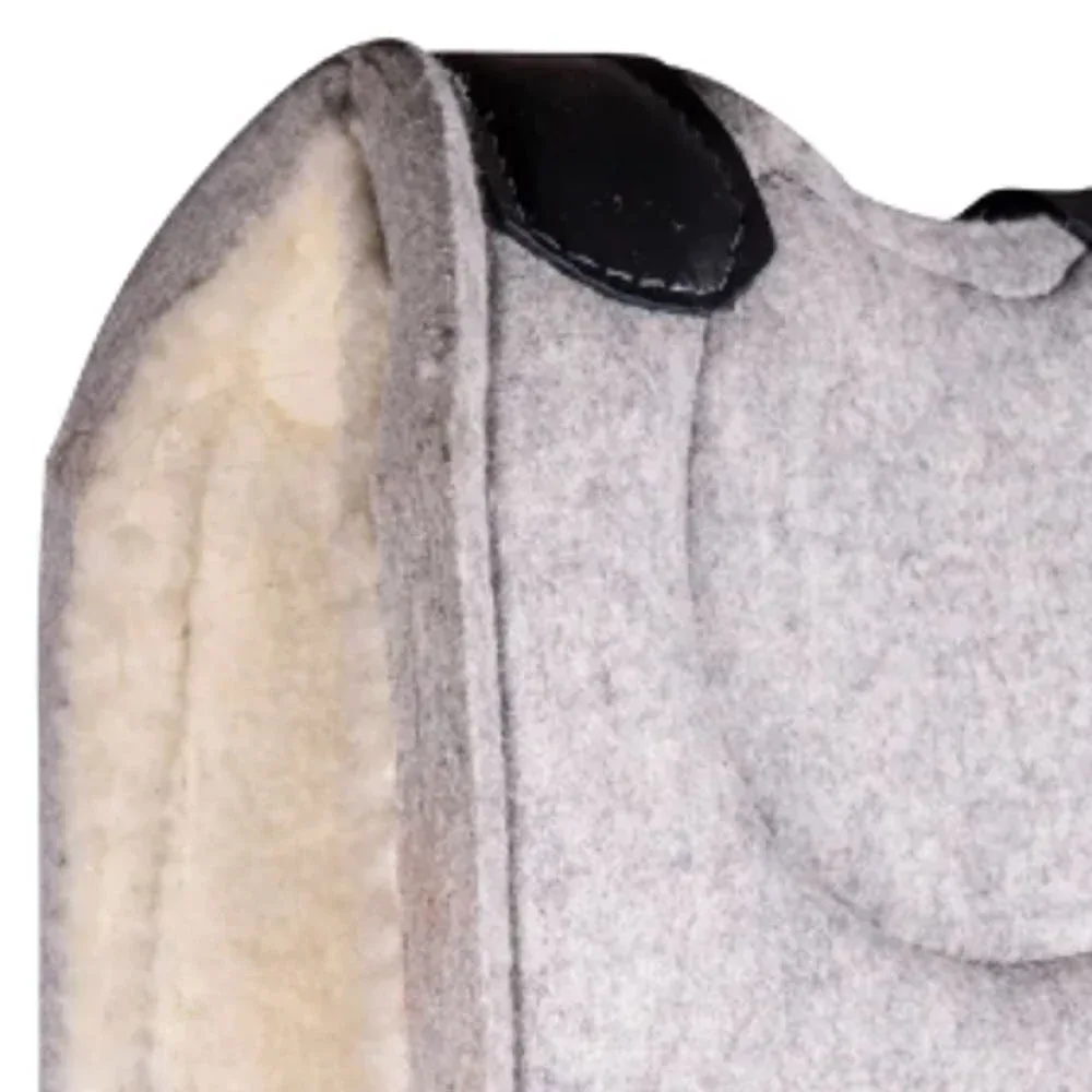 Professionals Choice Precision Relief Deluxe Felt Barrel Saddle Pad - Image 2