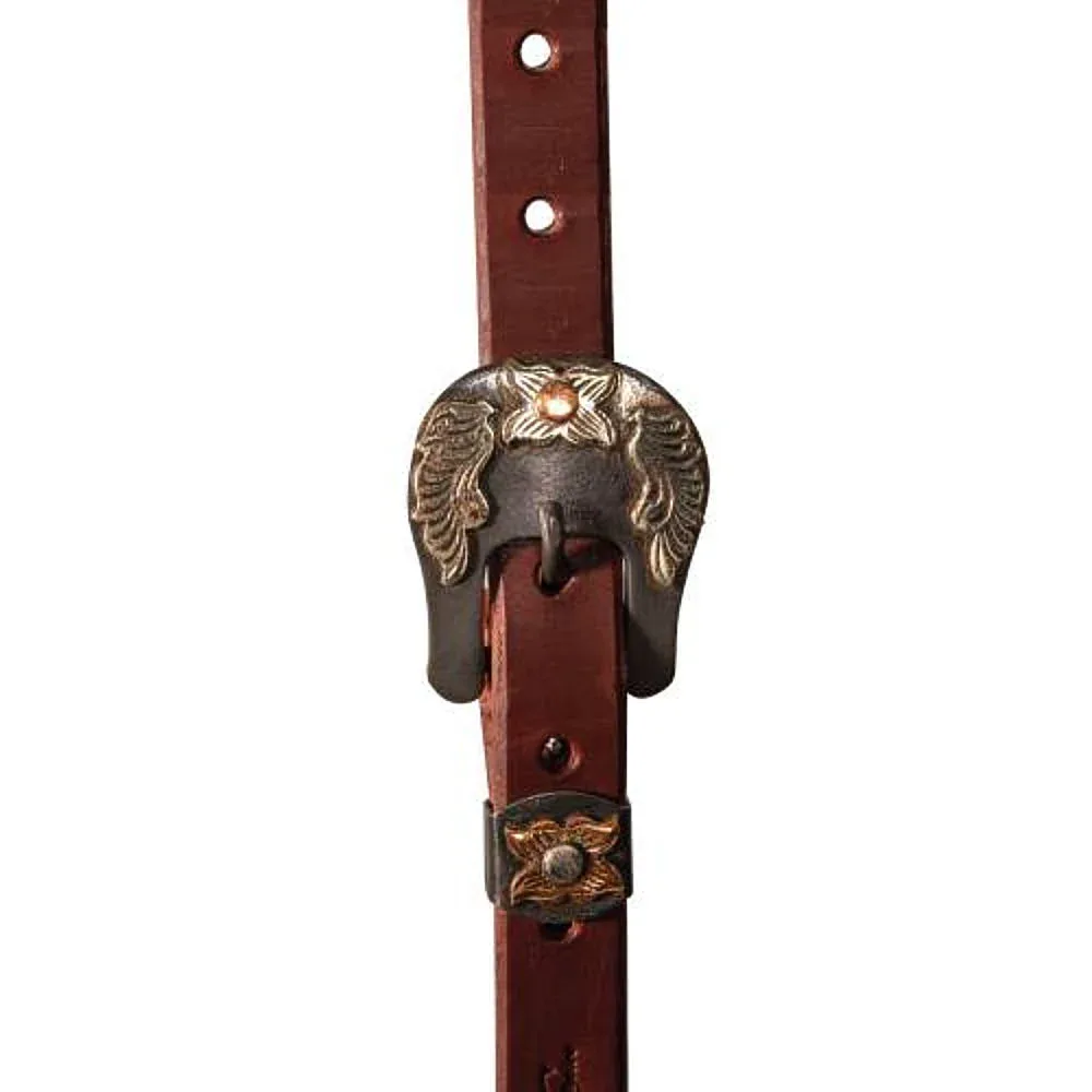 Professionals Choice Ranch Hand Floral Buckle Headstall - Image 2