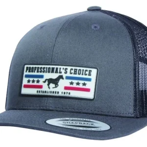 Professionals Choice Retro Trucker Cap Charcoal