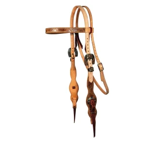 Professionals Choice Roughout Diamond Quick Change Browband Headstall