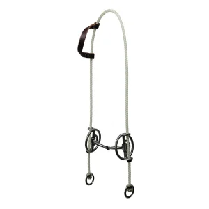 Professionals Choice Smooth Snaffle Rope Draw Gag Bit Headstall