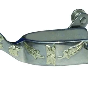 Professionals Choice Youth Spur Silver Brn