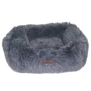 Pure Comfort Dark Gray Cozy Cuddler Pet Bed