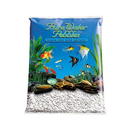 Pure Water Pebbles Premium Fresh Water Coated Aquarium Gravel Snow White 2/25 lb - Image 2