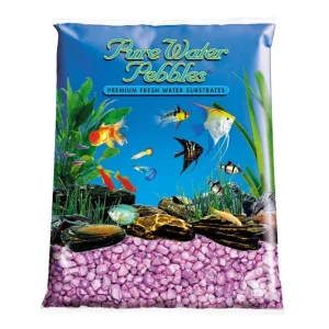 Pure Water Pebbles Premium Fresh Water Frosted Aquarium Gravel Lavender 6/5 lb