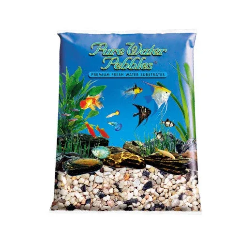 Pure Water Pebbles Premium Fresh Water Rainbow Gems Natural Aquarium Gravel 2/25 lb - Image 2