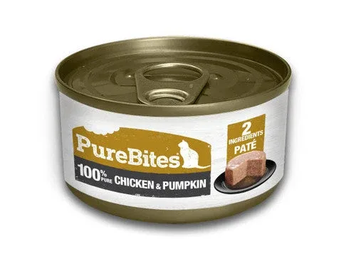 PureBites 100% Pure Chicken & Pumpkin Pate 12 / 2.5 oz - Image 2