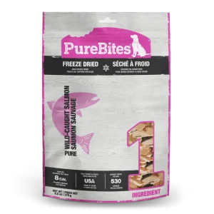 PureBites Freeze Dried Pure Dog Treats Salmon 9.5 oz
