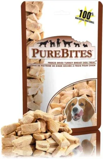 PureBites Freeze Dried Turkey Breast Dog Treat 2.47 oz. {L+b}789018(DD)