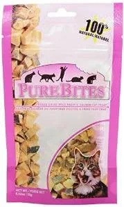 PureBites Salmon 0.92oz/ 26g- Value Size Cat Treats {L+b}789031 (D)