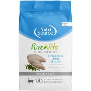 PureVita Grain Free Chicken & Peas Entree Dry Cat Food