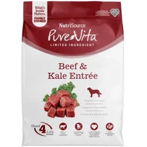 PureVita Limited Ingredient Beef & Kale Entrée Grain Free Dry Dog Food