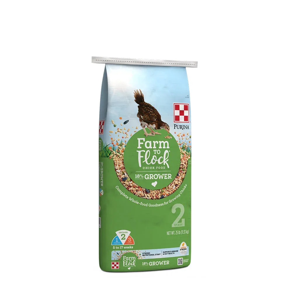 Purina Animal Nutrition Farm to Flock 18% Grower