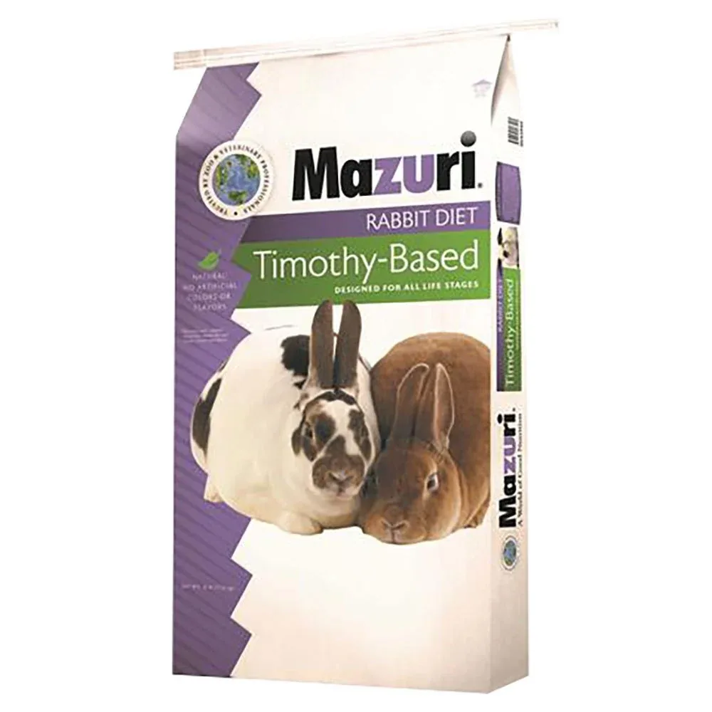 Purina Animal Nutrition Mazuri Timothy-Based Rabbit Diet
