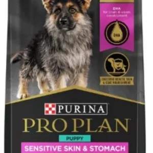 Purina Pro Plan Development Sensitive Skin & Stomach Salmon & Rice With Probiotics Large Breed Dry Puppy Food