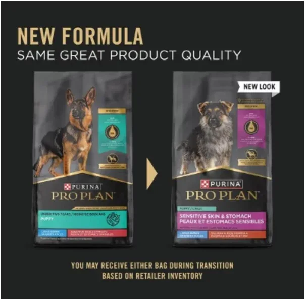 Purina Pro Plan Development Sensitive Skin & Stomach Salmon & Rice With Probiotics Large Breed Dry Puppy Food - Image 2