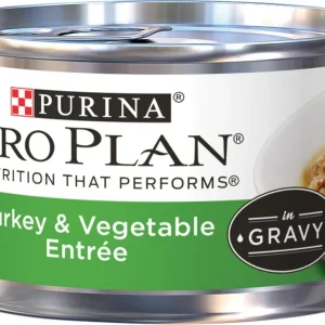 Purina Pro Plan Savor Adult Turkey & Vegetable Entree in Gravy Canned Cat Food