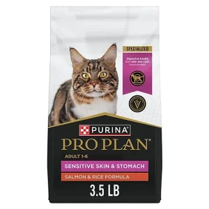 Purina Pro Plan Sensitive Skin and Stomach Adult Cat Food 3.5lb