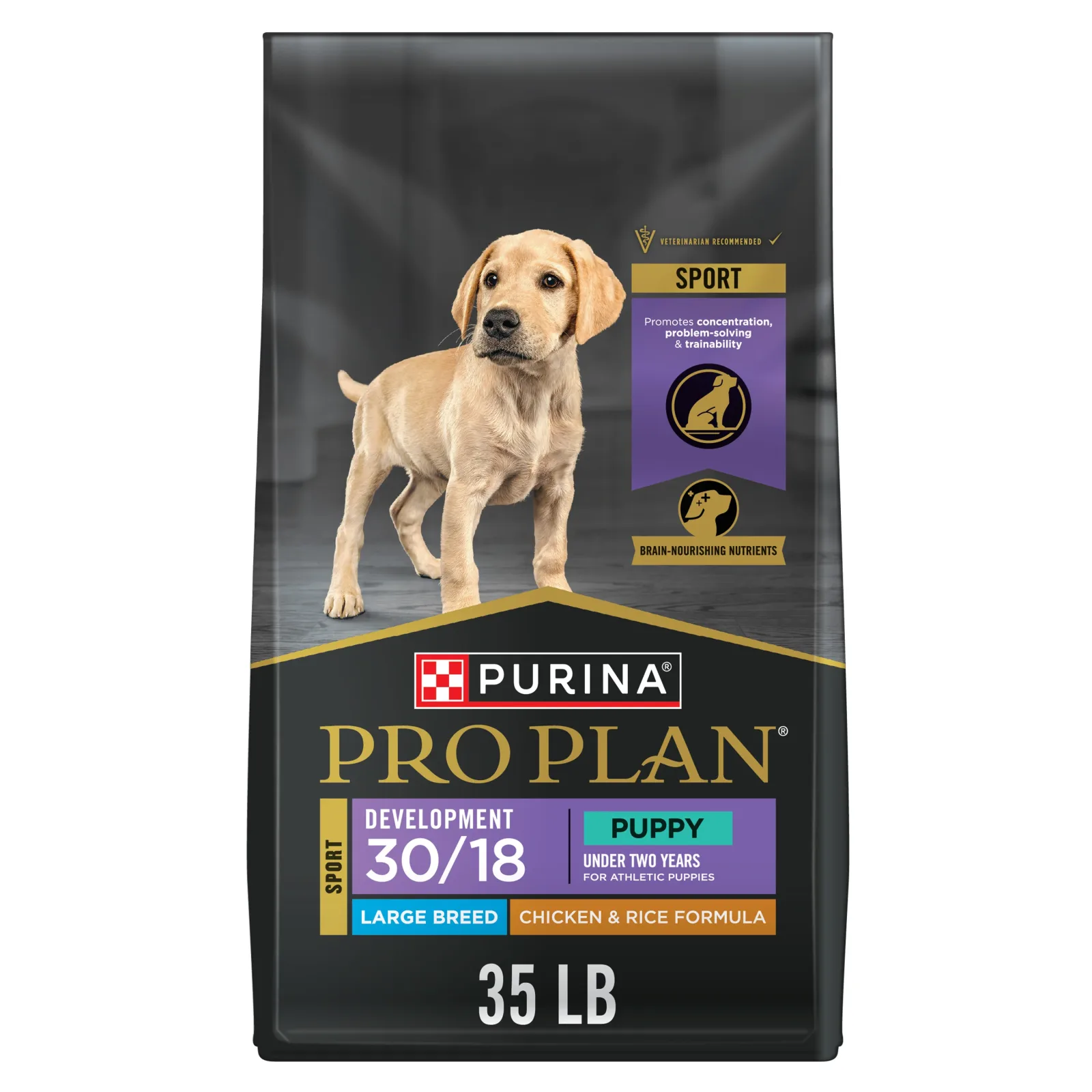 Purina Pro Plan Sport Development Large Breed 30/18 Chicken and Rice High Protein Dog Food Puppy Formula