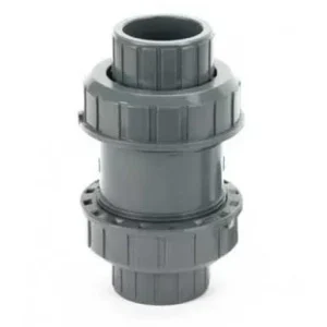 PVC True Union Ball Check Valve 1/2" - SxS