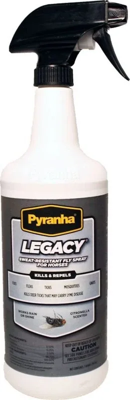 Pyranha Legacy Sweat Proof Fly Spray 32 Oz.