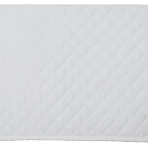 Quilted Cotton Baby Pads White
