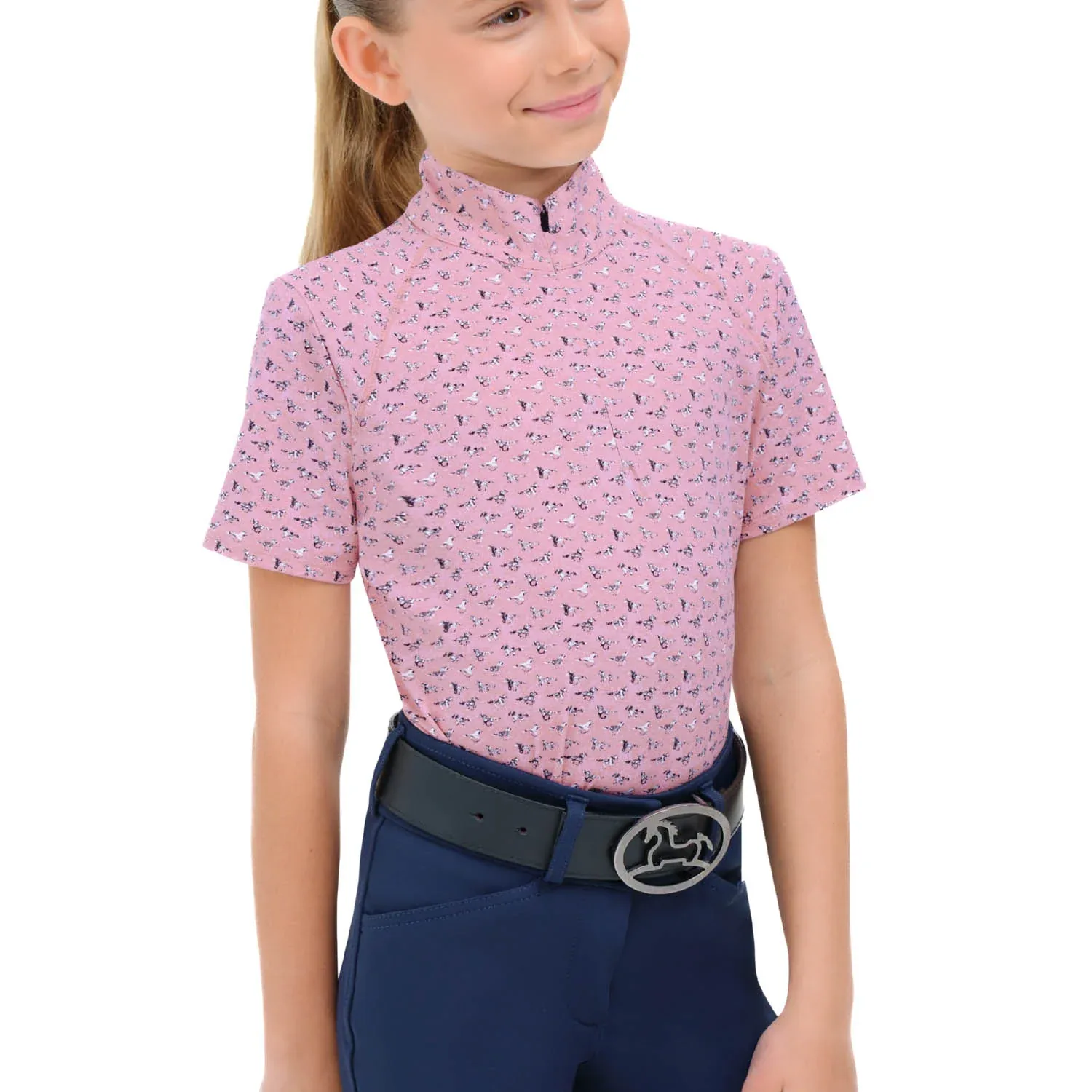 R.J. Classics Lucy Jr. 2.0 Quarter-Zip Short-Sleeve Shirt - Image 2