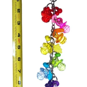 Rainbow Pacifier: Indestructible bird toy