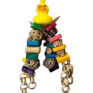 Rainbow small bird toy