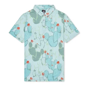 Raised by Coyotes Mens Nopalitos Print Short Sleeve Shirt