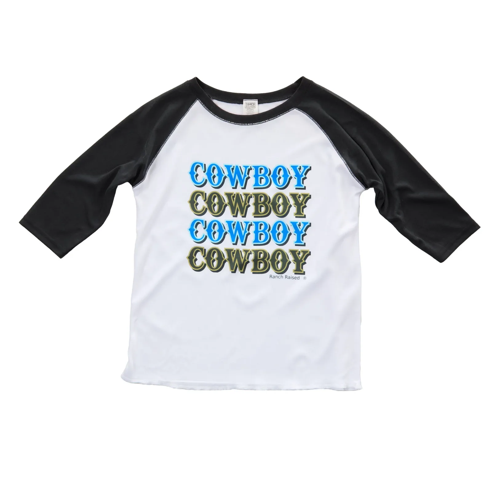 Ranch Raised Boys Long Live Cowboys Long Sleeve Tee - Image 2