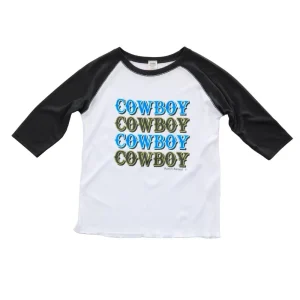 Ranch Raised Boys Long Live Cowboys Long Sleeve Tee