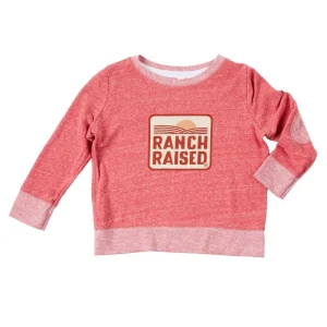 Ranch Raised Boys Raised Red Crewneck