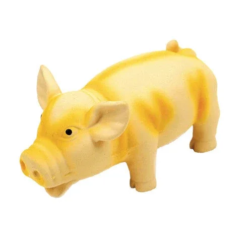 Rascals Latex Dog Toy Pig 3.25 in - Image 2