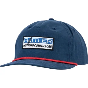 Rattler Navy and Red Embroidered Patch Cap