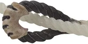 Rattler White Racer Black Eye Piggin String