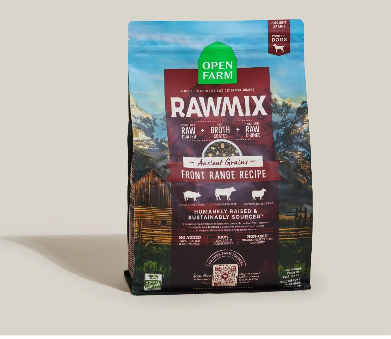RawMix Front Range Ancient Grains Dog Kibble - Image 2