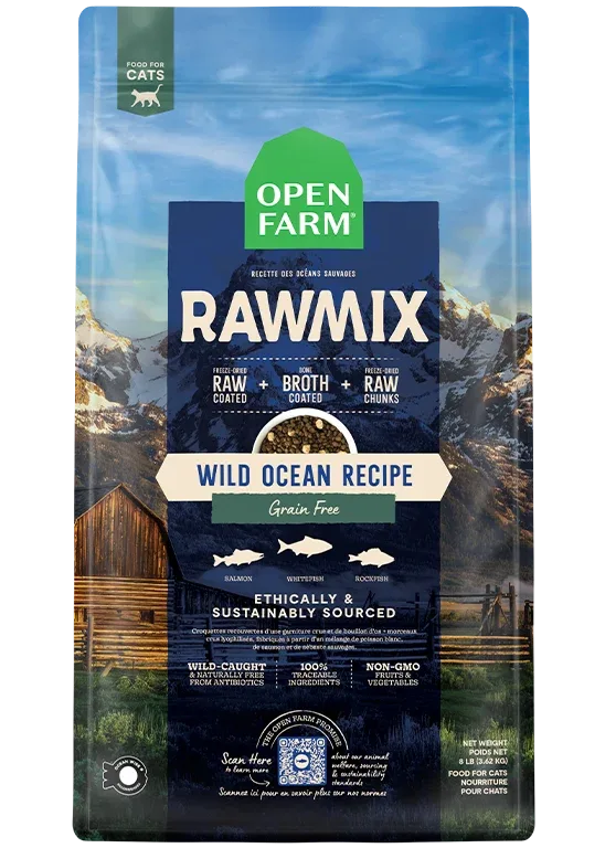 RawMix Wild Ocean Grain-Free Cat Kibble