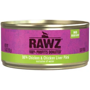 RAWZ 96% Chicken & Chicken Liver Pâté Canned Cat Food