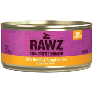 RAWZ 96% Rabbit & Pumpkin Pâté Canned Cat Food