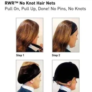 Real Women Ride No Knot Hair Net