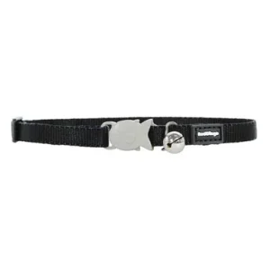 Red Dingo Black Breakaway Safety Kitten Collar
