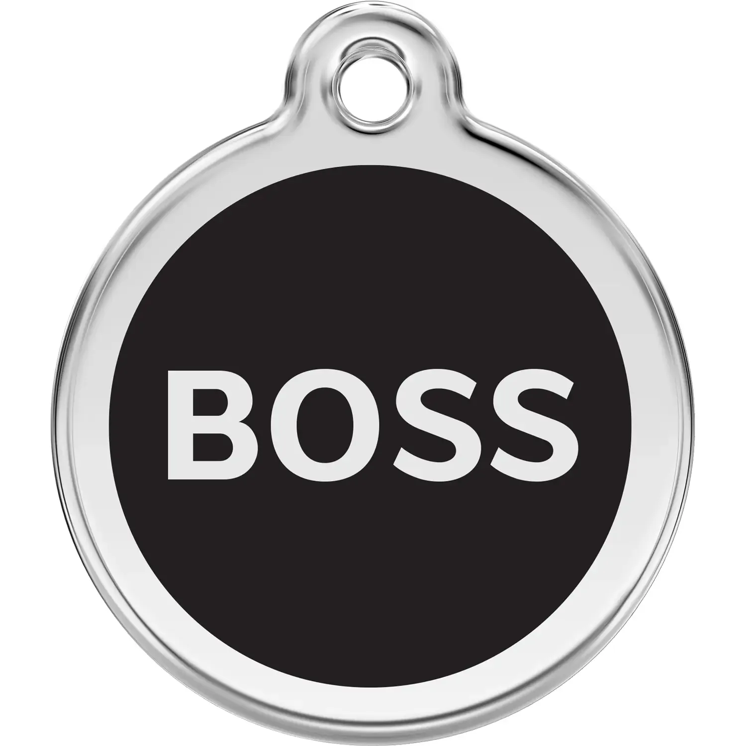 Red Dingo Boss Pet ID Dog Tags