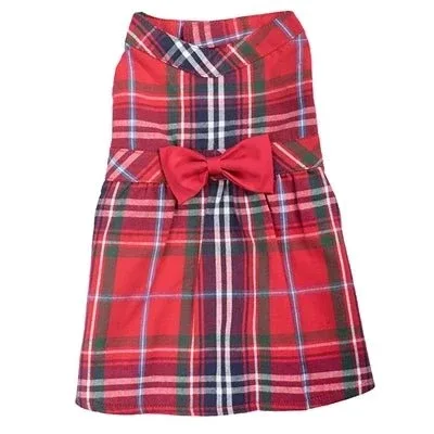 Red Plaid Dress - Image 2